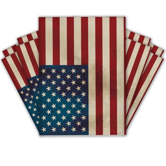 525 items-25-10 x 13 Flag Waterproof Poly Mailers & 500 Thank You Stickers - Picture 2 of 5